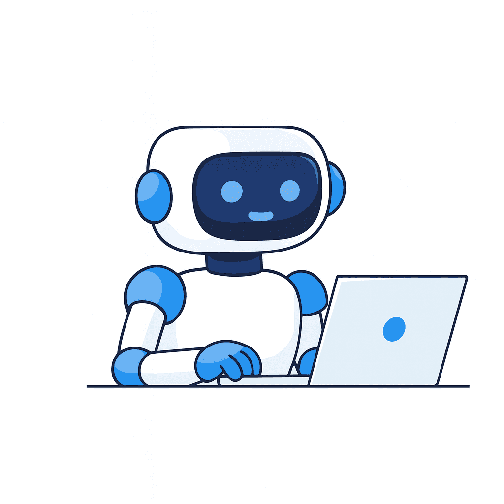 on a laptop, representing SmartCreatorAI and the use of AI tools for content creation.