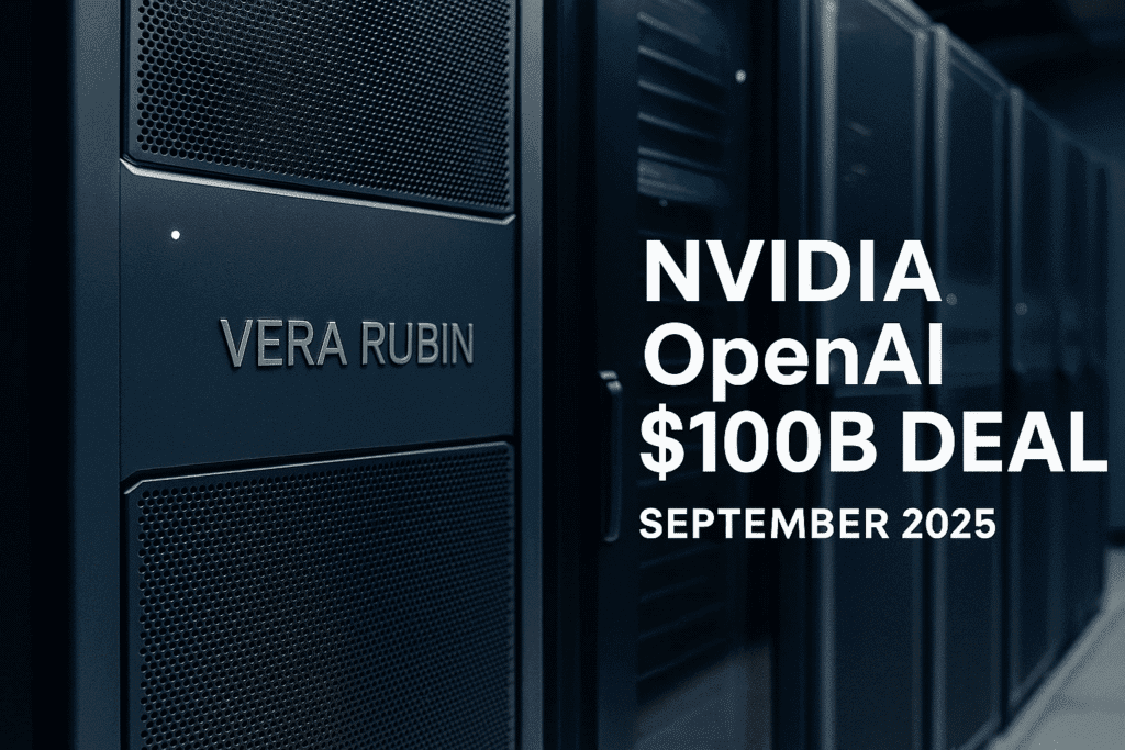 OpenAI compute deal 2025, NVIDIA $100B AI investment, Vera Rubin AI platform.