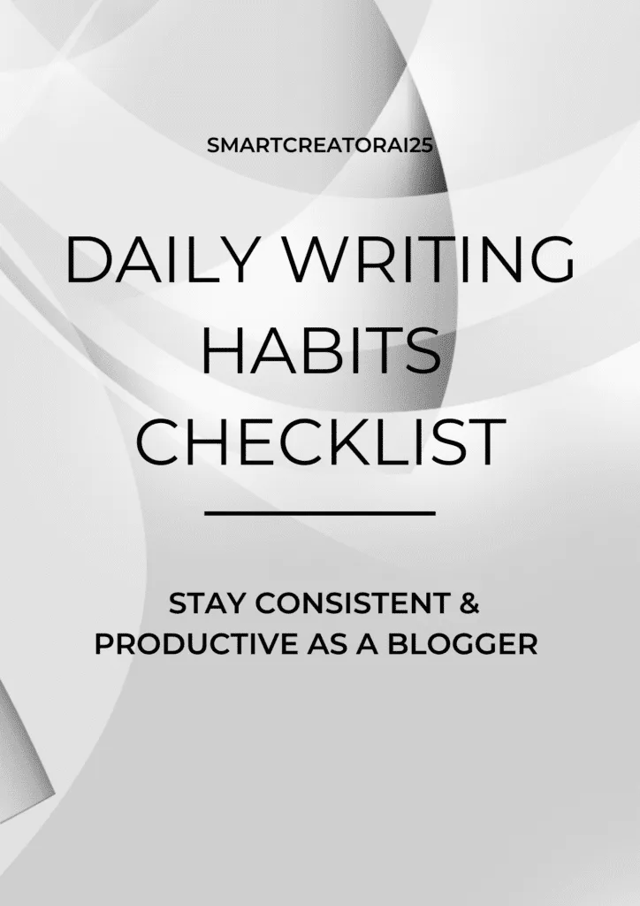 Free Guide – Blogging Smarter with AI available on SmartCreatorAI25 AI Blog.