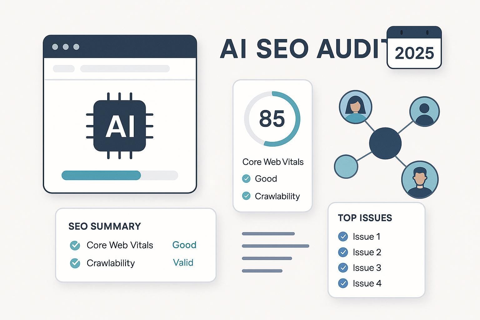 AI tools for SEO dashboard showing keyword analysis and ranking insights"