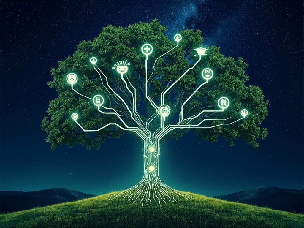 self-evolving AI illustrating recursive self-improving intelligence in 2025