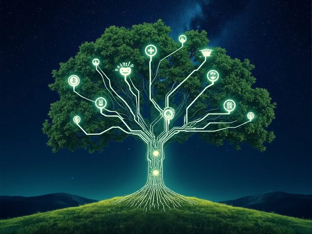 self-evolving AI illustrating recursive self-improving intelligence in 2025