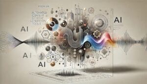 abstract illustration showing how to monetize AI blog"