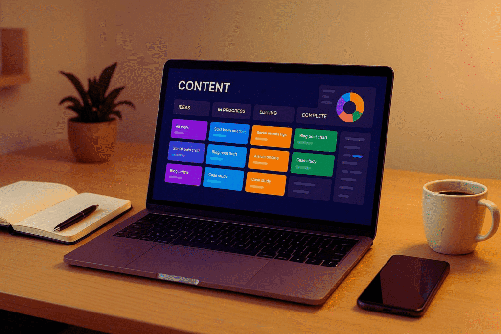AI content workflow system for SEO optimization