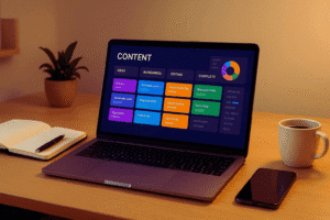 AI content workflow system for SEO optimization